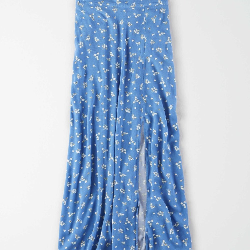 AE High-Waisted Printed Boho midi skirt